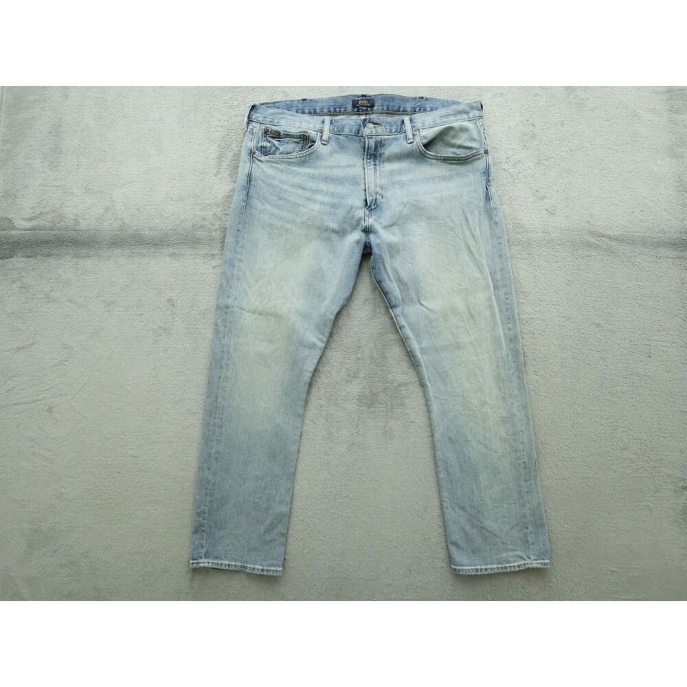 Polo Ralph Lauren Jeans Mens 38x30 Blue Varick Slim Straight